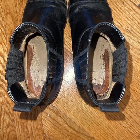 Chanel Black Leather Chelsea Booties - Picture 6 of 9